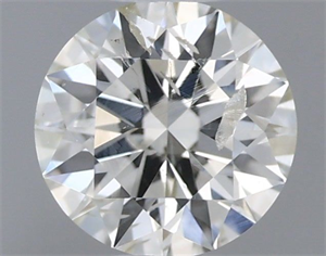 Picture of Natural Diamond 0.43 Carats, Round with Excellent Cut, I Color, I1 Clarity and Certified by IGI