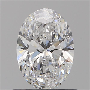 Foto Diamante Natural 0.61 quilates, Ovalado , Color D, claridad VVS2 y certificado GIA de