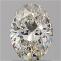 Natural Diamond 0.92 Carats, Oval with  Cut, J Color, VVS2 Clarity and Certified by GIA