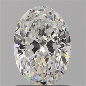Picture of Natural Diamond 1.00 Carats, Oval with  Cut, F Color, VVS2 Clarity and Certified by GIA