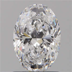Picture of Natural Diamond 1.00 Carats, Oval with  Cut, D Color, VS1 Clarity and Certified by GIA