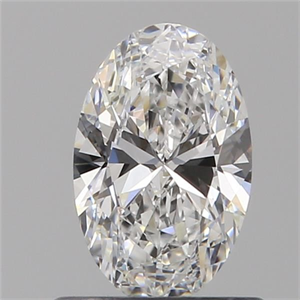 Picture of Natural Diamond 0.61 Carats, Oval with  Cut, D Color, VS2 Clarity and Certified by GIA