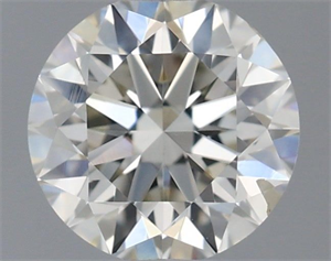 Picture of Natural Diamond 0.40 Carats, Round with Excellent Cut, I Color, SI2 Clarity and Certified by IGI