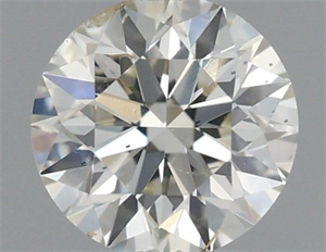 Picture of Natural Diamond 0.40 Carats, Round with Excellent Cut, J Color, SI1 Clarity and Certified by IGI