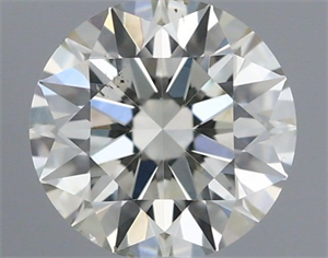 Foto Diamante Natural 0.41 quilates, Redondo , Color J, claridad SI1 y certificado IGI de