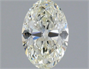 Natural Diamond 0.70 Carats, Oval with  Cut, I Color, VS2 Clarity and Certified by IGI