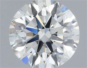Picture of Natural Diamond 0.61 Carats, Round with Excellent Cut, I Color, VS1 Clarity and Certified by IGI
