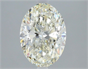 Natural Diamond 2.01 Carats, Oval with  Cut, L Color, SI1 Clarity and Certified by GIA