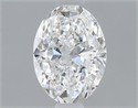 Natural Diamond 0.50 Carats, Oval with  Cut, E Color, VS1 Clarity and Certified by GIA