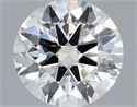 Del inventario de diamantes de laboratorio, 1.45 quilates, Redondo , Color G, claridad VS1 y certificado IGI