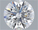 Lab Grown Diamond 1.33 Carats, Round with Excellent Cut, D Color, VVS2 Clarity and Certified by IGI