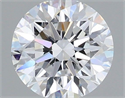 Del inventario de diamantes de laboratorio, 1.35 quilates, Redondo , Color D, claridad VS1 y certificado IGI