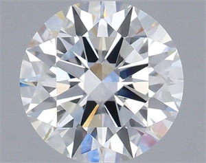 Picture of Lab Grown Diamond 1.00 Carats, Round with Ideal Cut, D Color, VVS2 Clarity and Certified by IGI