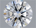 Lab Grown Diamond 1.55 Carats, Round with Ideal Cut, D Color, VS1 Clarity and Certified by IGI