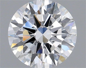Picture of Lab Grown Diamond 1.00 Carats, Round with Excellent Cut, D Color, VVS2 Clarity and Certified by IGI