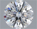 Del inventario de diamantes de laboratorio, 1.50 quilates, Redondo , Color E, claridad VVS2 y certificado IGI