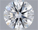 Lab Grown Diamond 1.01 Carats, Round with Ideal Cut, D Color, VVS2 Clarity and Certified by IGI