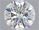 Del inventario de diamantes de laboratorio, 2.55 quilates, Redondo , Color F, claridad VVS2 y certificado IGI