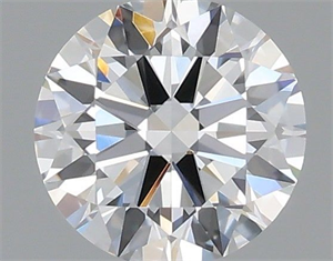 Picture of Natural Diamond 0.70 Carats, Round with Excellent Cut, D Color, VVS2 Clarity and Certified by GIA