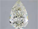 Natural Diamond 3.00 Carats, Pear with  Cut, I Color, VVS2 Clarity and Certified by IGI