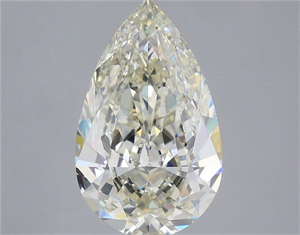 Picture of Natural Diamond 3.00 Carats, Pear with  Cut, I Color, VVS2 Clarity and Certified by IGI