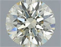 Diamante Natural 0.54 quilates, Redondo , Color N, claridad SI1 y certificado IGI