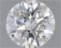 Natural Diamond 0.71 Carats, Round with Excellent Cut, F Color, I1 Clarity and Certified by IGI