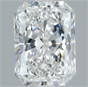 Natural Diamond 3.02 Carats, Radiant with  Cut, F Color, VS2 Clarity and Certified by GIA