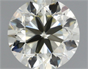 Natural Diamond 0.70 Carats, Round with Very Good Cut, M Color, VVS2 Clarity and Certified by IGI