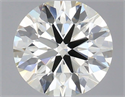 Diamante Natural 0.42 quilates, Redondo , Color J, claridad VVS2 y certificado IGI