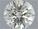 Natural Diamond 0.50 Carats, Round with Excellent Cut, L Color, SI2 Clarity and Certified by IGI