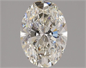 Natural Diamond 2.01 Carats, Oval with  Cut, J Color, VS2 Clarity and Certified by GIA