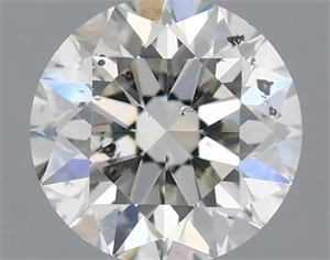 Foto Diamante Natural 0.70 quilates, Redondo , Color H, claridad SI2 y certificado IGI de