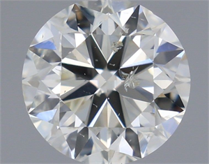 Picture of Natural Diamond 0.70 Carats, Round with Very Good Cut, I Color, SI2 Clarity and Certified by IGI