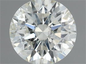 Picture of Natural Diamond 0.70 Carats, Round with Excellent Cut, I Color, I1 Clarity and Certified by IGI