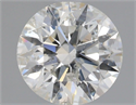 Natural Diamond 1.68 Carats, Round with Excellent Cut, I Color, I1 Clarity and Certified by IGI