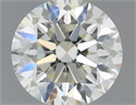Natural Diamond 0.70 Carats, Round with Very Good Cut, J Color, VS1 Clarity and Certified by IGI
