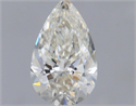 Natural Diamond 0.58 Carats, Pear with  Cut, J Color, VS2 Clarity and Certified by GIA