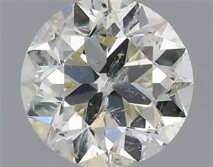 Picture of Natural Diamond 0.92 Carats, Round with Very Good Cut, K Color, I1 Clarity and Certified by IGI