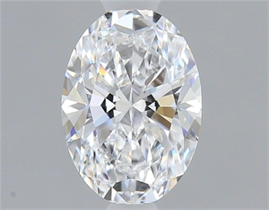Picture of Natural Diamond 0.70 Carats, Oval with  Cut, D Color, IF Clarity and Certified by GIA