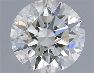 Picture of Natural Diamond 0.70 Carats, Round with Very Good Cut, K Color, I1 Clarity and Certified by GIA