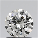 Natural Diamond 1.00 Carats, Round with Excellent Cut, J Color, SI1 Clarity and Certified by GIA