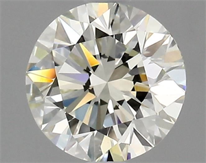 Picture of Natural Diamond 1.01 Carats, Round with Excellent Cut, K Color, VS1 Clarity and Certified by GIA