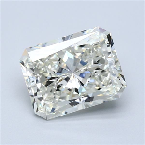 Foto Diamante Natural 5.38 quilates, Radiante , Color K, claridad VVS2 y certificado GIA de