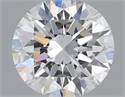 Natural Diamond 0.70 Carats, Round with Excellent Cut, D Color, VVS2 Clarity and Certified by GIA