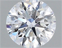 Natural Diamond 0.70 Carats, Round with Excellent Cut, D Color, VVS1 Clarity and Certified by GIA