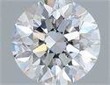 Natural Diamond 0.80 Carats, Round with Excellent Cut, D Color, VVS2 Clarity and Certified by GIA