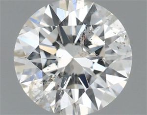 Picture of Natural Diamond 0.70 Carats, Round with Very Good Cut, J Color, I1 Clarity and Certified by GIA