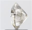 Natural Diamond 1.01 Carats, Round with Excellent Cut, L Color, I1 Clarity and Certified by IGI