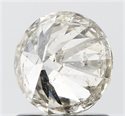Natural Diamond 1.02 Carats, Round with Very Good Cut, K Color, I1 Clarity and Certified by IGI